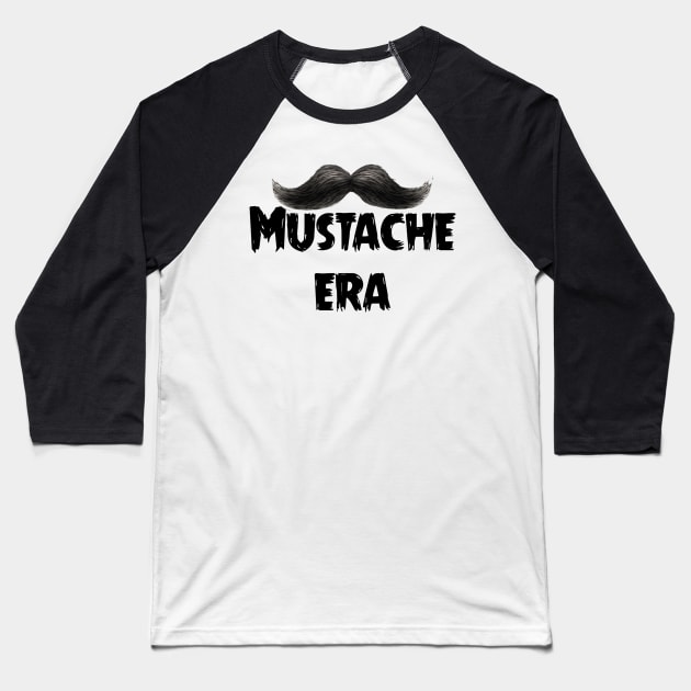 mustache era Baseball T-Shirt by mohamed705